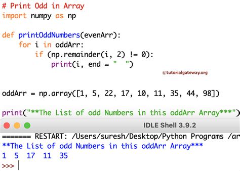 python program to print odd numbers from 1 to 100|Odd Number Program in Python .